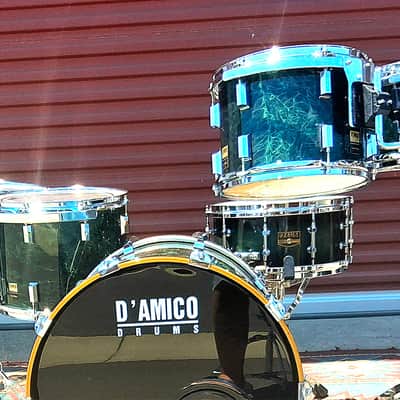 D'Amico Custom 5pc kit RARE 90s - Green Marble image 12