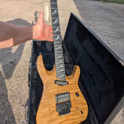 1990 Hamer Californian Elite Amber solid 5A maple xx rare image 9
