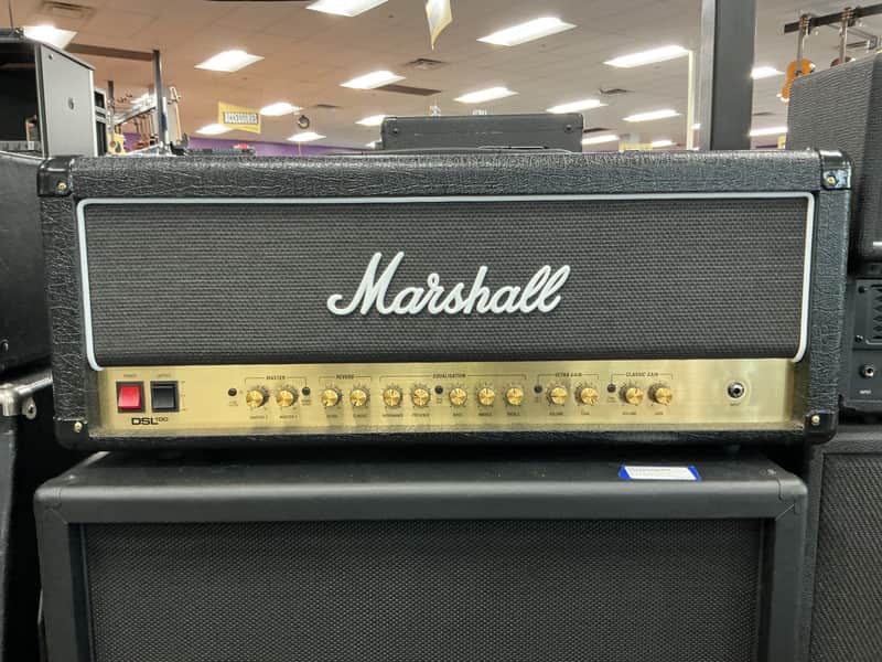 Marshall DSL100HR 2-Channel 100-Watt Guitar Amp Head - Black image 1