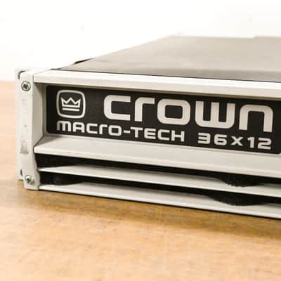 Crown Macro-Tech 36x12 2-Channel Power Amplifier CG015TQ image 4
