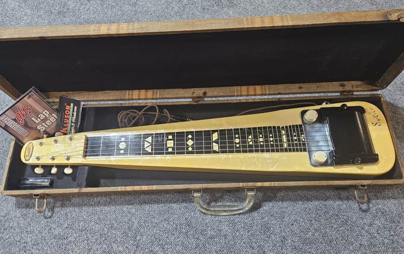 Vintage 1956 Valco Supro Comet 6 String Lap Steel Guitar VGC+ image 1
