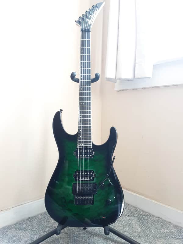 Jackson Pro Series DK2Q Dinky 2018 - 2019 - Transparent Green Burst image 1