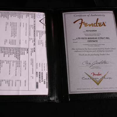 Fender Custom Shop LTD Roasted Big Head Strat Relic - ACAR image 16
