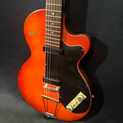 Hofner Colorama II Model 444 - All Original - Black Bar Pickups - Clean Player - Lightweight - Chipboard Case - 1959 image 6