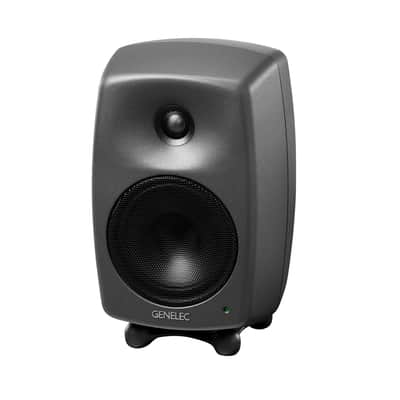 Genelec 8030C 5" Powered Nearfield Studio Monitor (Single) Gray image 1