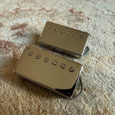 Virgil Arlo White Label Chrome 1959 Authentic Legendary Humbucker set hand-wound (‘59 PAF style) image 2