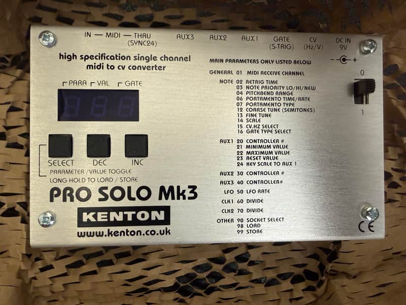 Kenton Pro Solo Mk3 MIDI to CV Converter image 1