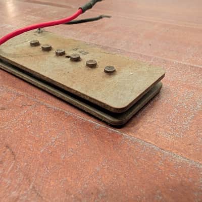 Fender Jazzmaster Guitar Pickup Late 1960s Cream Cover Gray Bobbin 7.91K image 5