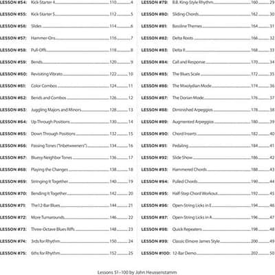 100 Blues Lessons image 4