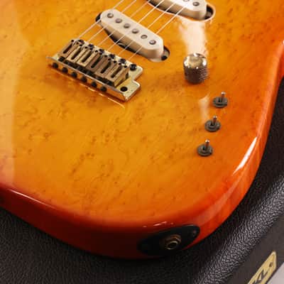 1983 Charvel San Dimas Birdseye Maple Body Sunburst image 12