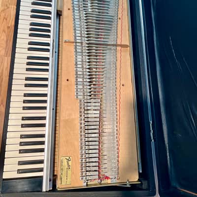 Magnificent Retro Fully Restored & Perfected Fender Rhodes Piano Mark I Suitcase 73 Black (795) image 7