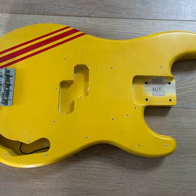 Fender (MJT) Precision Bass Body (2025) - Vintage Aged Competition Orange image 4