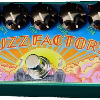 ZVEX Effects Fuzz Factory Vexter Series Fuzz Guitar Pedal + Two 6” Patch Cables + Liquid Audio Polishing Cloth image 2