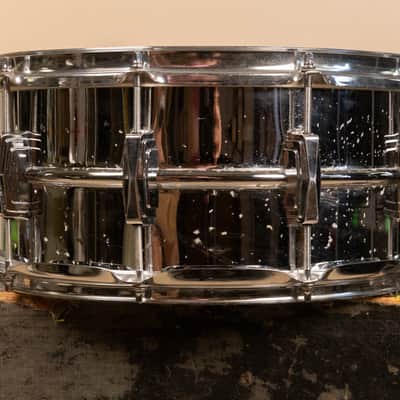 1980s Ludwig 6.5x14 LM402 Supraphonic Snare Drum image 7