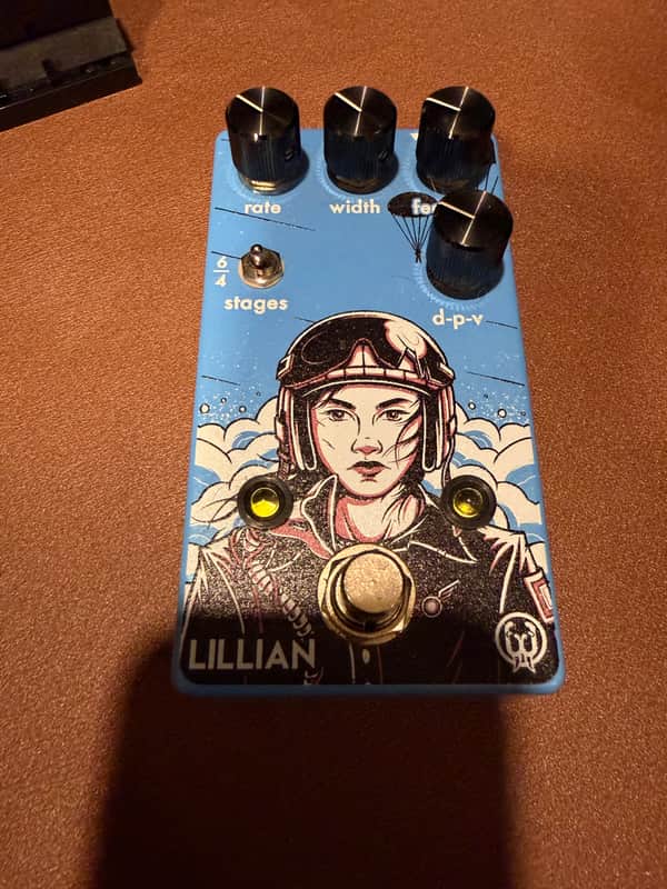 (Free shipping!!!) Walrus Audio Lillian Multi-Stage Analog Phaser 2018 - Present - Blue image 1