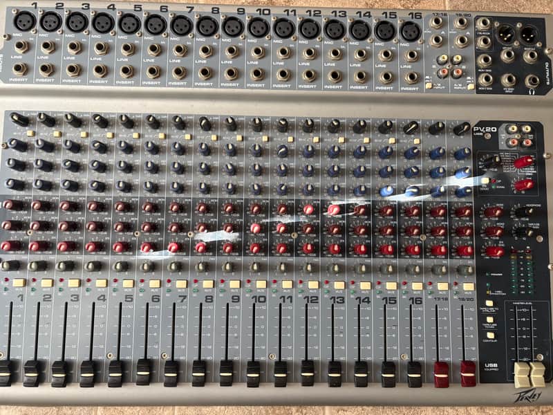 Peavey PV20: 20-Channel USB Mixer for the Price of a Dream