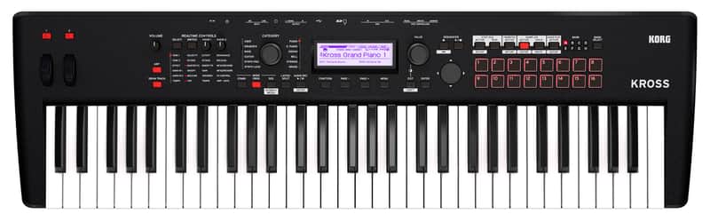 Korg KROSS 2 61-MB 61-Key Synthesizer Workstation 2017 - Present - Matte Black image 1