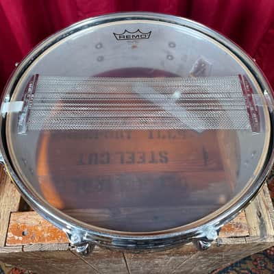 1960s Gretsch 4x14 Progressive Jazz X4175 Snare Drum Black Diamond Pearl image 14