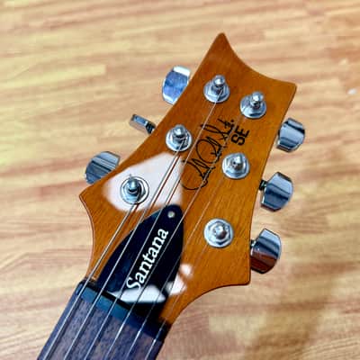 ☀️2022☀️ PRS SE Santana Signature~ Flamed Maple~ Santana Yellow~ Mint Condition! image 9
