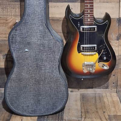 1965 Hagstrom II with Original Case - Sunburst - image 1