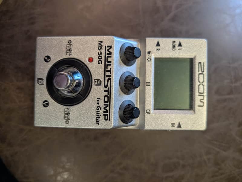 Zoom Ms-50g preamp ir + multi effects pedal for guitar image 1