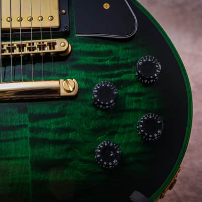 GIBSON USA Custom Shop M2M Les Paul Custom Widow "Green Widow + Ebony" (2024) image 11