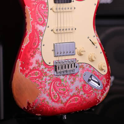 Dhatarattha HH Strat-Style Electric Guitar - Nitro Paisley Relic image 5