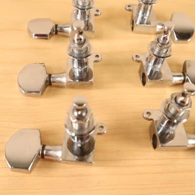 Vintage 1970's Schaller W. Germany 3x3 Chrome Tuners for Les Paul SG ES-335 image 10