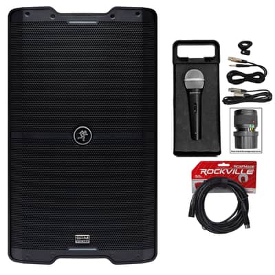 Mackie SRM212 V-Class 12” 2000w Powered PA DJ Speaker w/Bluetooth+Microphone image 1