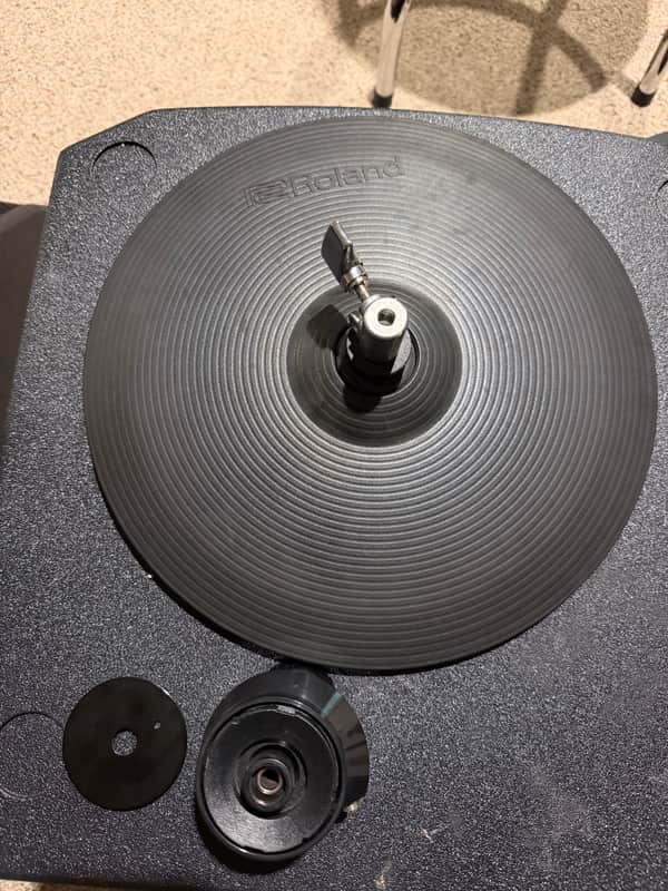 Roland VH-10 V-Hi-Hat 12" Cymbal Pad 2010s - Black image 1
