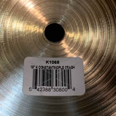 Zildjian 18" K Constantinople Crash - 1328g. image 3
