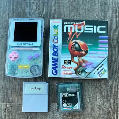 8bit bundle, Nanoloop One and Pocket Music. And custom Gameboy