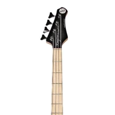 MTD Kingston Kingston Saratoga Deluxe 4 Trans Black Burst Gloss, Maple Fretboard image 8
