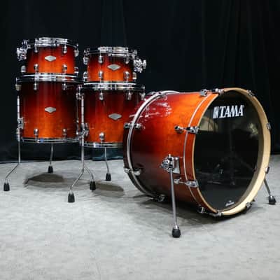 Tama Starclassic Performer Drum 22-10-12-14-16 Dark Cherry Fade image 1