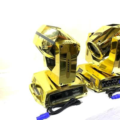 Clay Paky Sharpy Gold Beam Moving Head Lights With Case (Lot Of 4)TrueHeartSound image 7