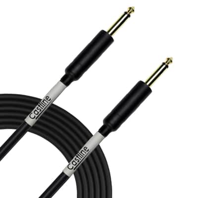 20 Ft Castline Gold 1/4" TS to 1/4" TS Speaker Cable Mogami 3082 image 1