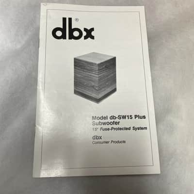dbx db-SW15 1980s - walnut veneer image 2