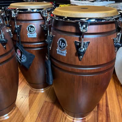 LP Latin Percussion Richie Gajate Garcia Signature Top Tuning Quinto Conga Tumba Trio Set image 3