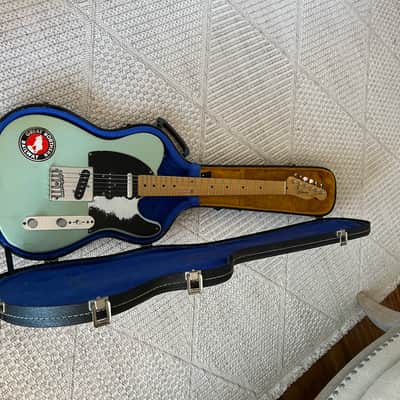 1987 Squier E Series Nahsville Telecaster MIJ Japan green image 3