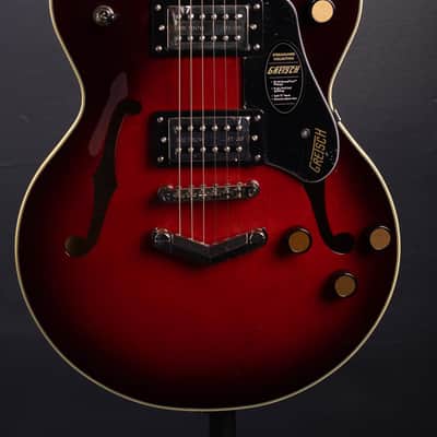 Gretsch G2655 Streamliner Center Block Jr. Double-Cut Semi-Hollowbody Guitar - Claret Burst image 1