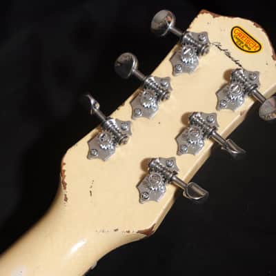 Gretsch Custom Shop 59 Duo Jet Masterbuilt by Chad Henricksen Heavy Relic - Faded Sonic Blue image 10