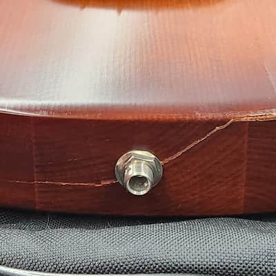 Seagull  Uke nylon sg burst with bag cracked EQ image 8