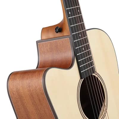 Left Handed Acoustic Guitar Cutaway 41 Inch Full Size Guitar Set image 7