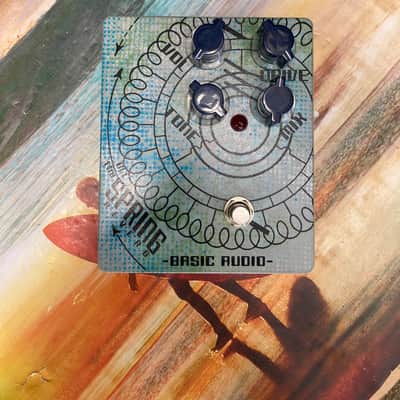 Basic Audio Analog True Spring Reverb Electric Guitar Pedal - Blue Grey image 10