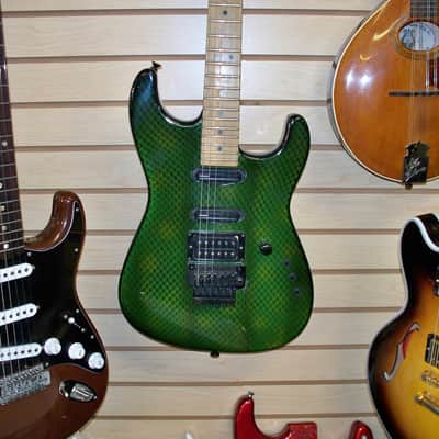 1990's Jackson Snake Skin Green Snake Skin image 2