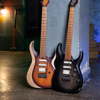 Cort X700OPVB X Series 700 Triality Electric Guitar. Open Pore Vintage Burst image 16