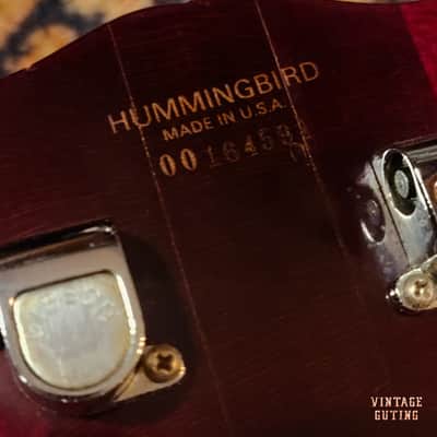 1976 Gibson Hummingbird Natural w/ OHSC image 5