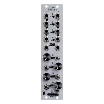 Noise Engineering Xer Dualis Eurorack Stereo Mixer Module (Silver) image 1