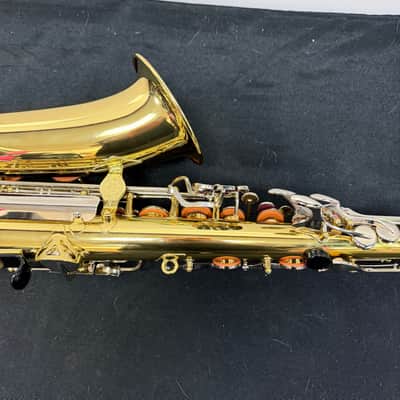 Used Yamaha YAS-23 Alto Sax Saxophone with Case Mouthpiece Neck Strap Just Serviced image 14