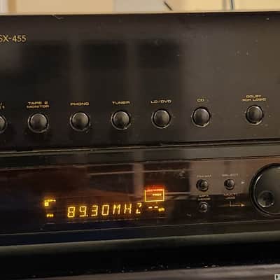 Pioneer Pioneer VSX-455 AV Receiver AM/FM Tuner Stereo Amp 1995 - Black metal image 2